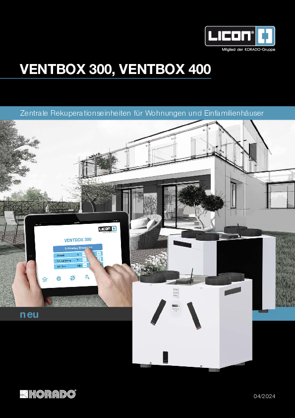 Katalog der VENTBOX 300/400